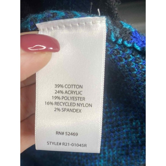 The Pioneer Woman Open-Front Ruana Cardigan Sweater Women's Size XXL/XXXL tribal - Picture 8 of 9